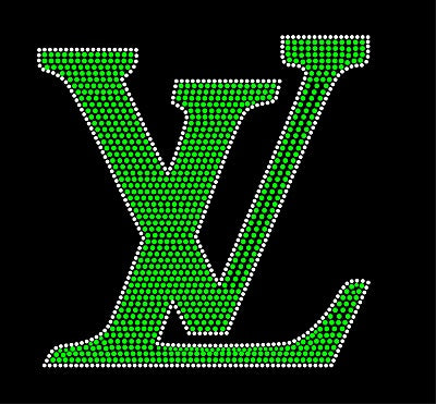 Logo LV Luis Vuitton Flower Symbol Iron-on Decal (heat transfer
