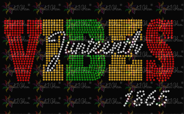 JUNETEENTH VIBES Rhinestone Download File