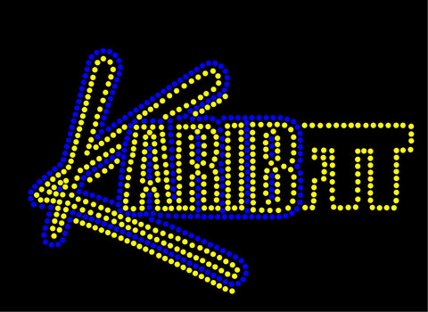 KARIBFIT #2 Rhinestone Transfer