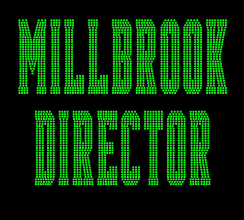 MILLBROOK DIRECTOR Rhinestone Transfer