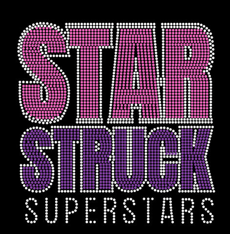 STAR STRUCK SUPERSTARS BOLD (3mm) Rhinestone Transfer