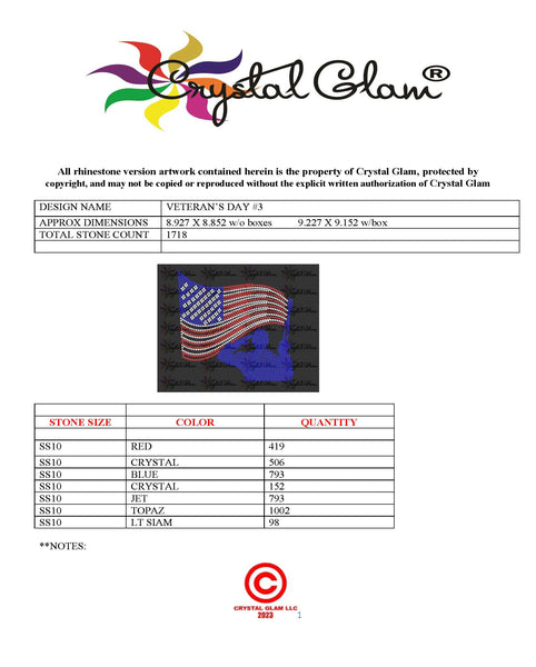 VETERANS DAY #2 Rhinestone DownloadFile