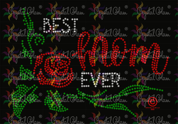 BEST MOM EVER Rhinestone Download File