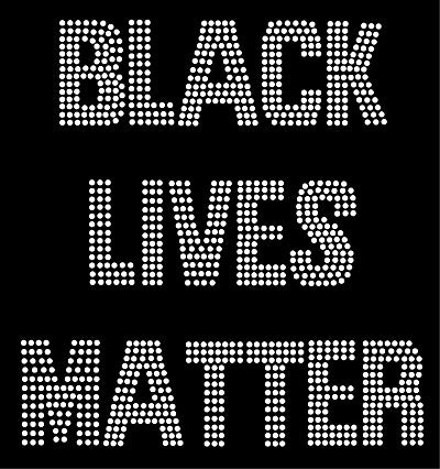 BLACK LIVES MATTER #1 Rhinestone Transfer