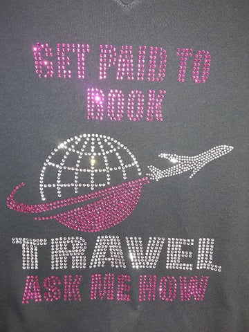 TRAVEL AGENT #1 Rhinestone Transfer