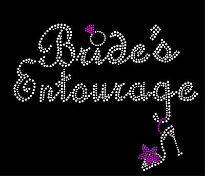 BRIDE'S ENTOURAGE #2 Rhinestone Transfer