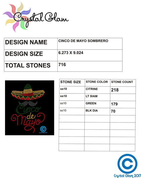 CINCO DE MAYO RHINESTONE Download File