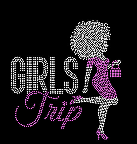 GIRLS TRIP #2 Rhinestone Transfer