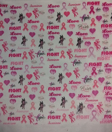 breast cancer awareness small print