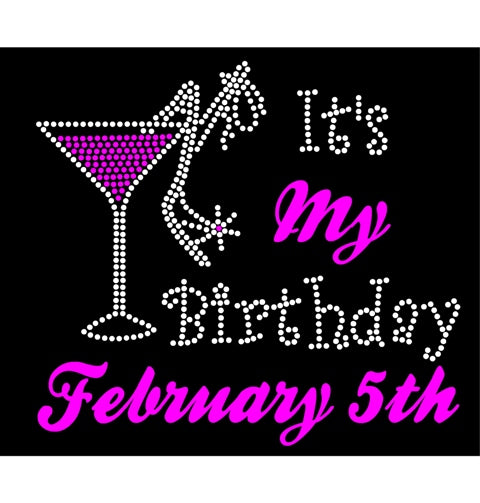 IT'S MY BIRTHDAY RHINESTONE Download File