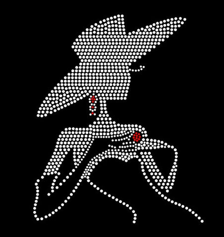 LADY #7 RHINESTONE TRANSFER DOWNLOAD File