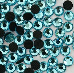 2mm (SS06) AQUAMARINE RHINESTONES