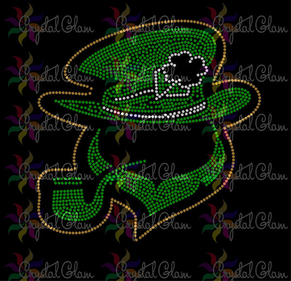 LUCKY LEPRECHAUN #1 Rhinestone Download File