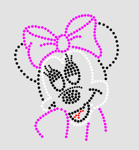 MINNIE MOUSE #3 Rhinestone Download File