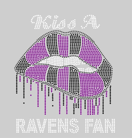 RHINESTONE KISS A RAVENS FAN LIPS Download File