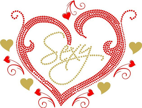 SEXY HEART RHINESTONE Download File