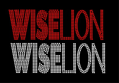 WISELION LOGO Rhinestone Transfer