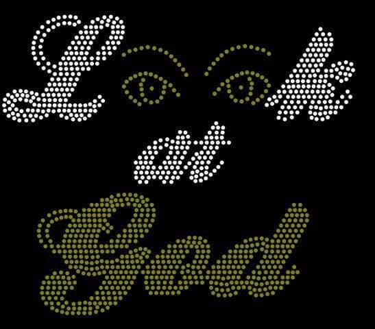 Look At God Rhinestone Digital Download