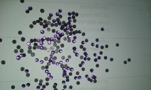 3mm (SS10) LUXE PURPLE  Hotfix Rhinestones