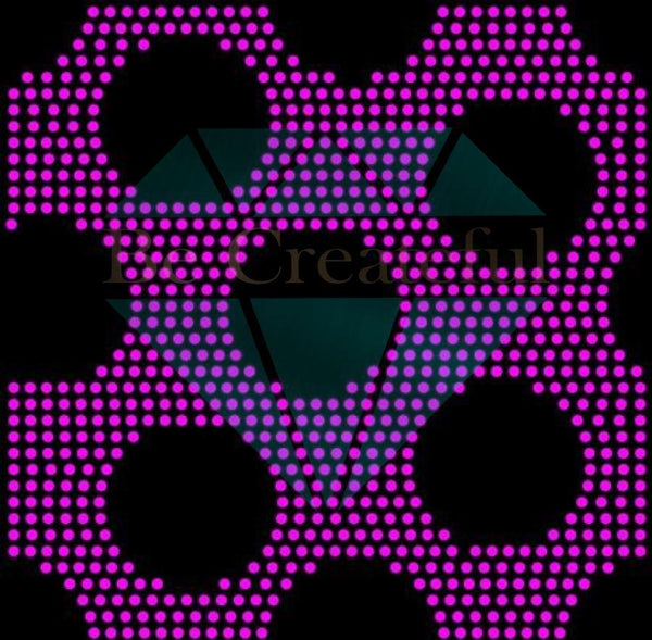 Repeating Polka Dots #1 Glam Sheet Rhinestone Download File